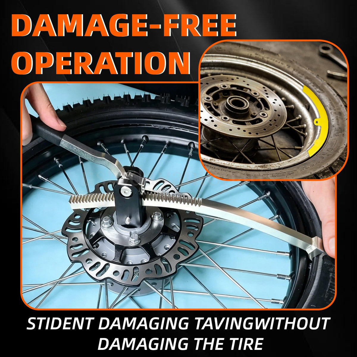 Dirt Bike Tire Changing Kit for Enduro & Motocross - Easy Installation Tools