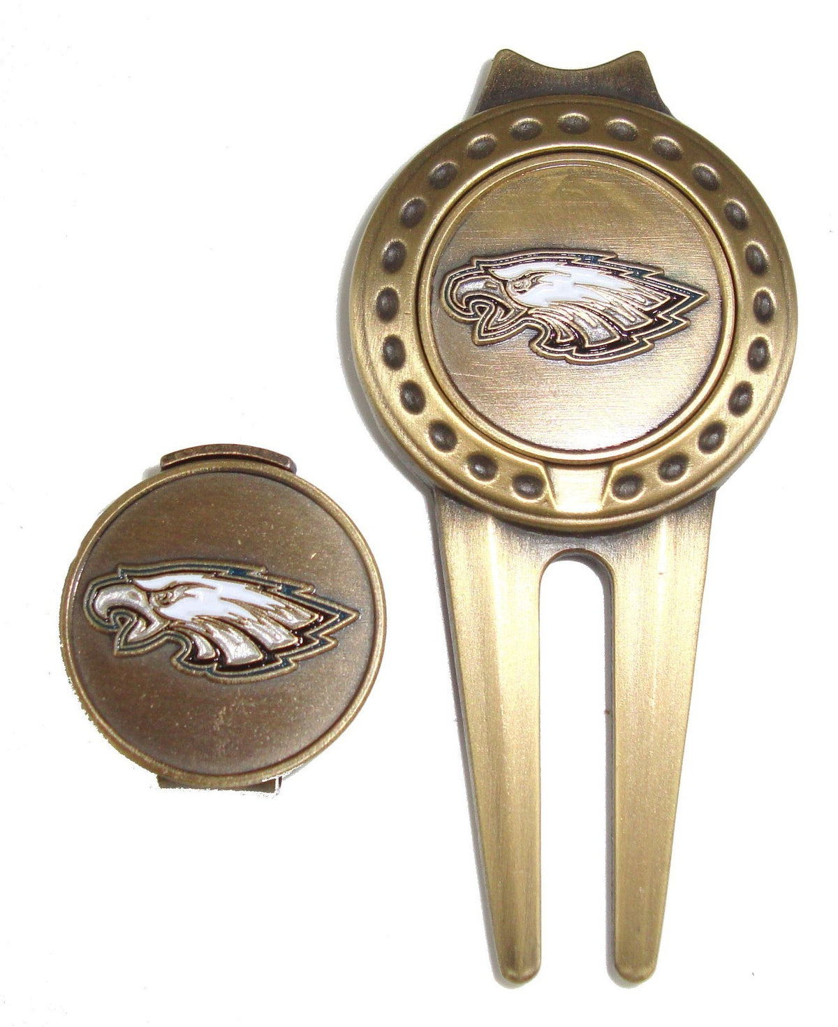 Golf Hat Clip & Divot Repair Tool Set with Ball Marker Combo