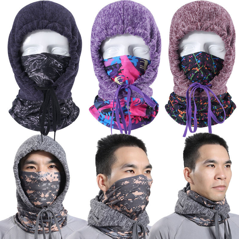 Winter Windproof Balaclava Ski Mask for Men Women Fleece Neck Warmer Face Cover