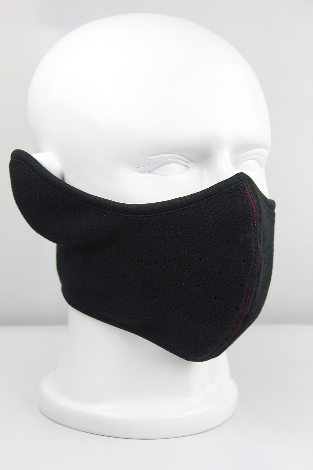 Winter Fleece Half Face Mask Windproof Ski Motorcycle Balaclava Ear Warmer