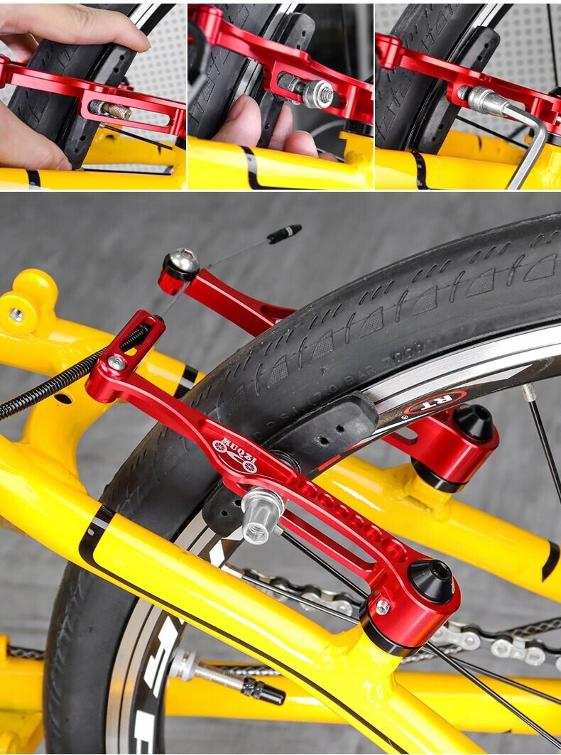 High-Grade Bicycle V Brake Pads Set - 70mm Shoes for MTB, Road, City Bikes