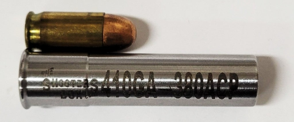 410GA to 380ACP Caliber Adapter - Stainless Steel Chamber Reducer