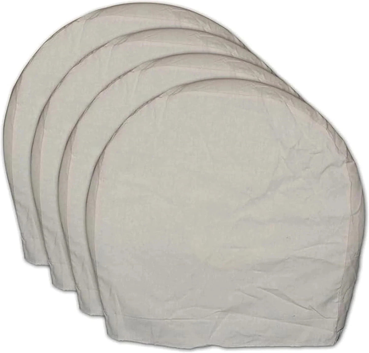 32 Inch Tire Wheel Covers 4 Pack Waterproof Dustproof Silver for Vehicle Painting