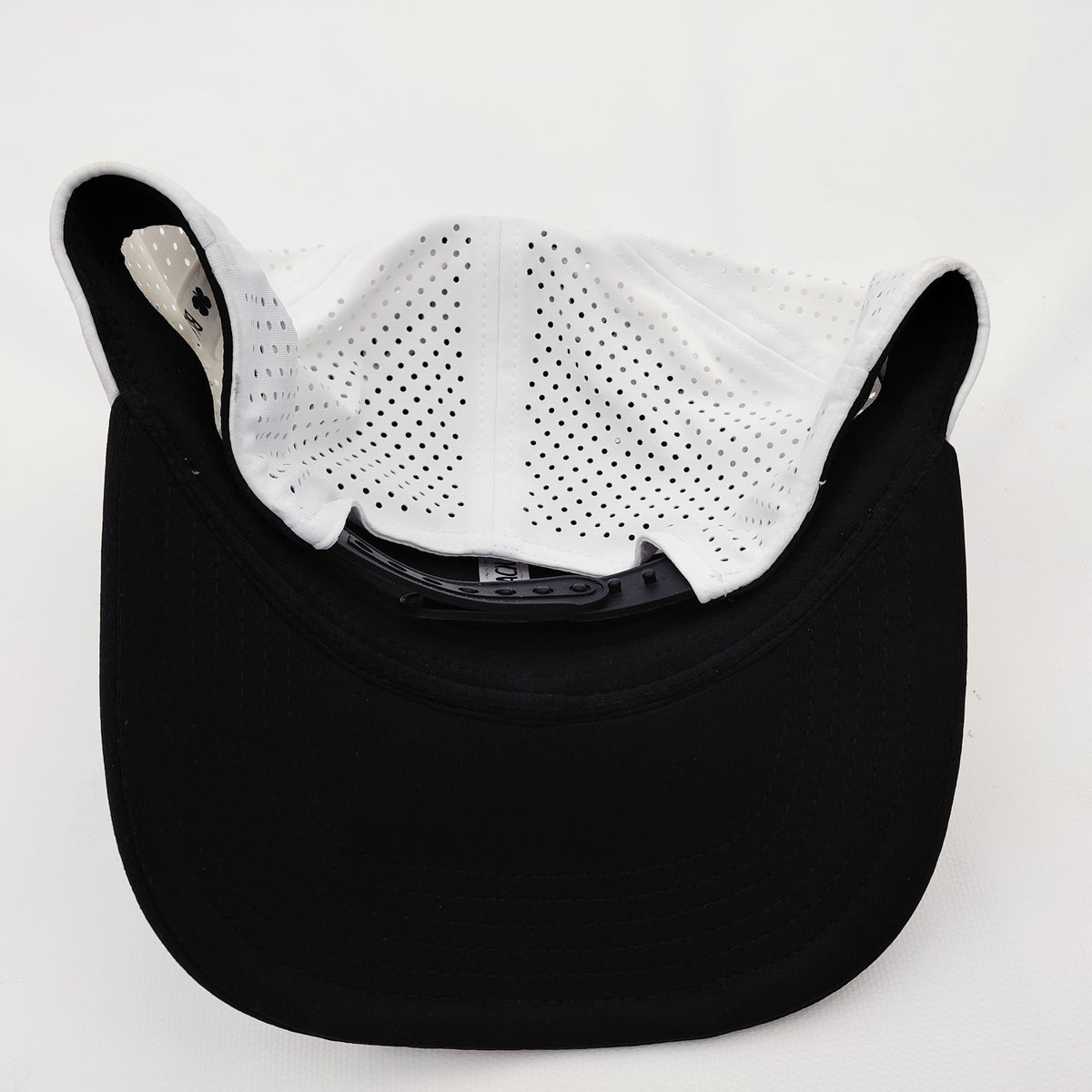 Black Clover Lucky Snapback Cap - Perforated Golf Hat for Men & Women