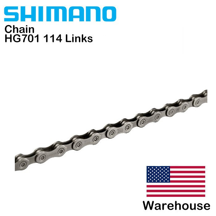 11 Speed Bike Chain for MTB and Road Bikes - Shimano CN-HG701 SIL-TEC 116 Links