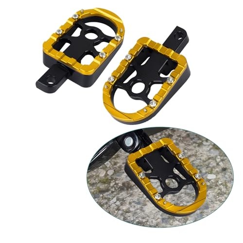 Harley Rear Passenger Floorboards Footrests CNC Aluminum with Anti-Slip Pattern