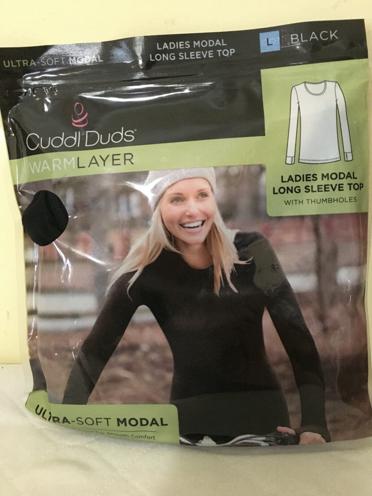 Women's Modal Long Sleeve Crew Top - Ultra Soft Warm Layer