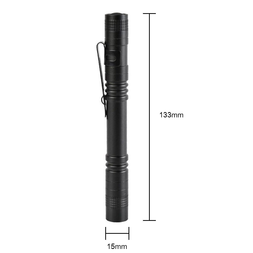 Portable UV Black Light Penlight 395nm Handheld Torch with Clip