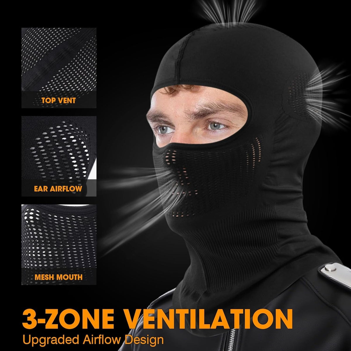 Breathable Balaclava Face Mask UV Protection Hood for Cycling Ski Motorcycling