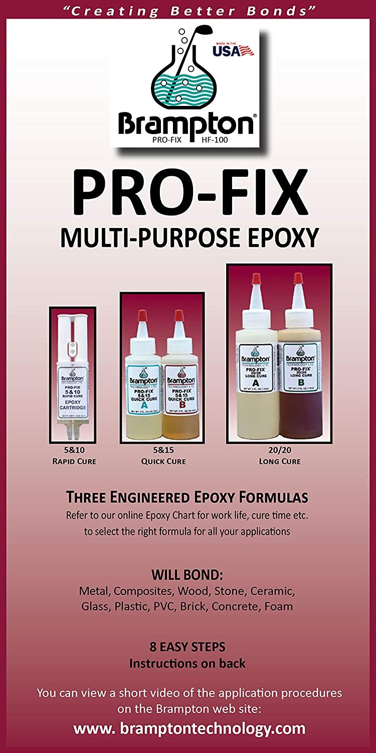 Golf Club Repair Epoxy Kit - Long Cure 20/20 Impact-Resistant Bonding