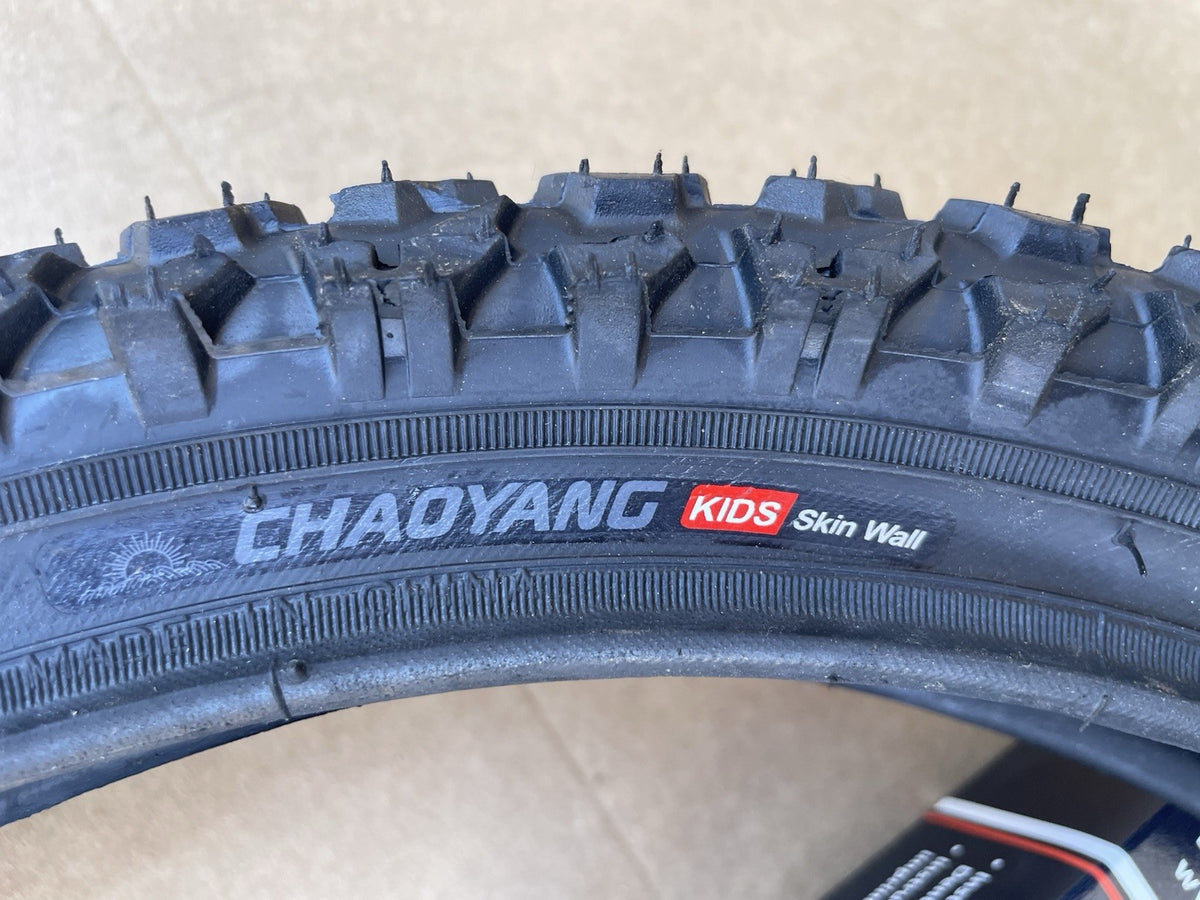 20'' x 1.95 MTB BMX Bicycle Tires and Tubes All Black Mud Terrain Set