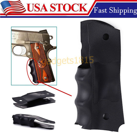 1911 Government Pistol Grip Insert Rubber Finger Groove Enhancement