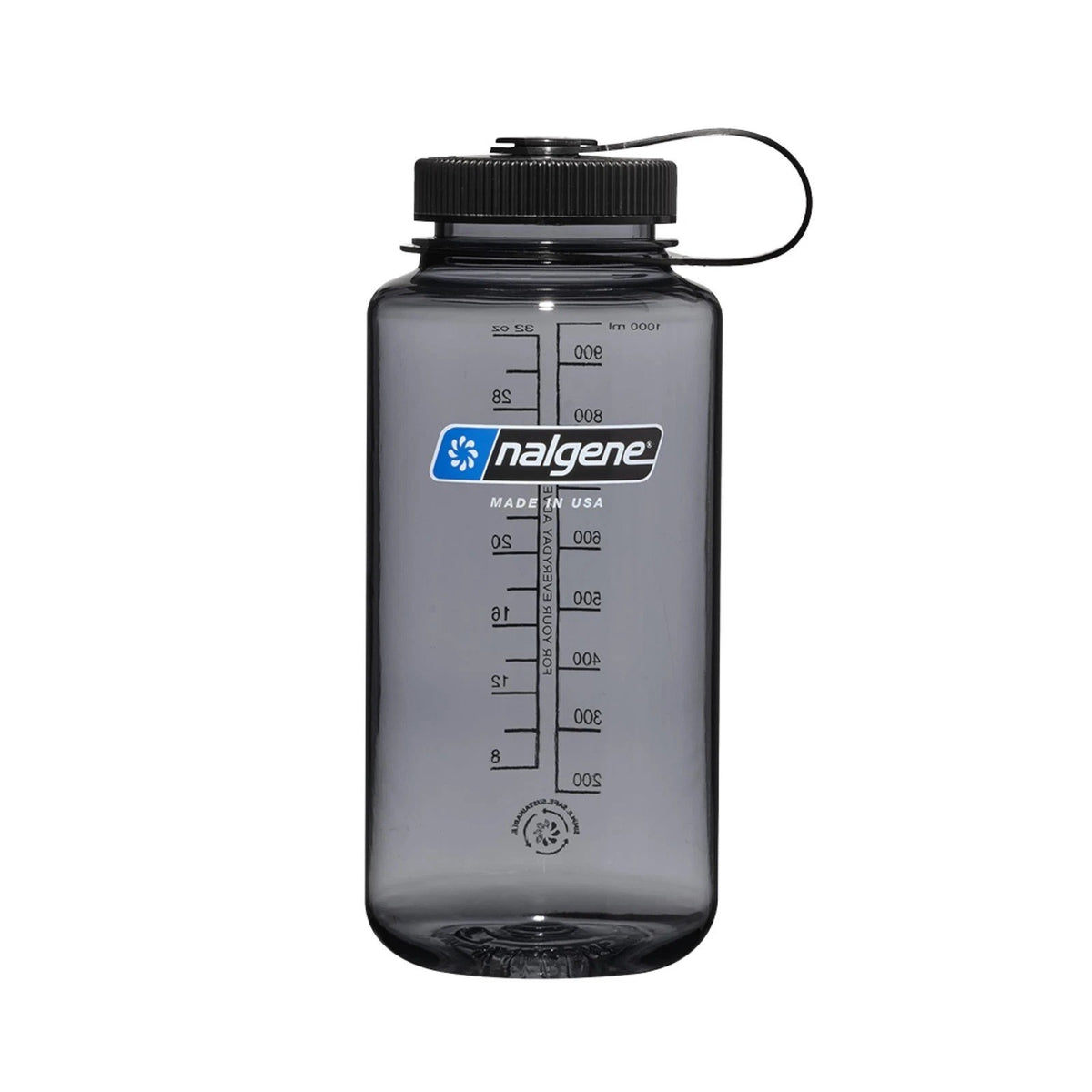 32 oz Wide Mouth Water Bottle - Reusable Plastic Leak-Proof Hydration Bottle