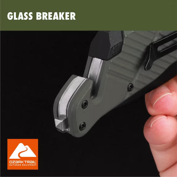 7-in-1 Stainless Steel Multitool Knife with Screwdriver for Camping & Outdoors