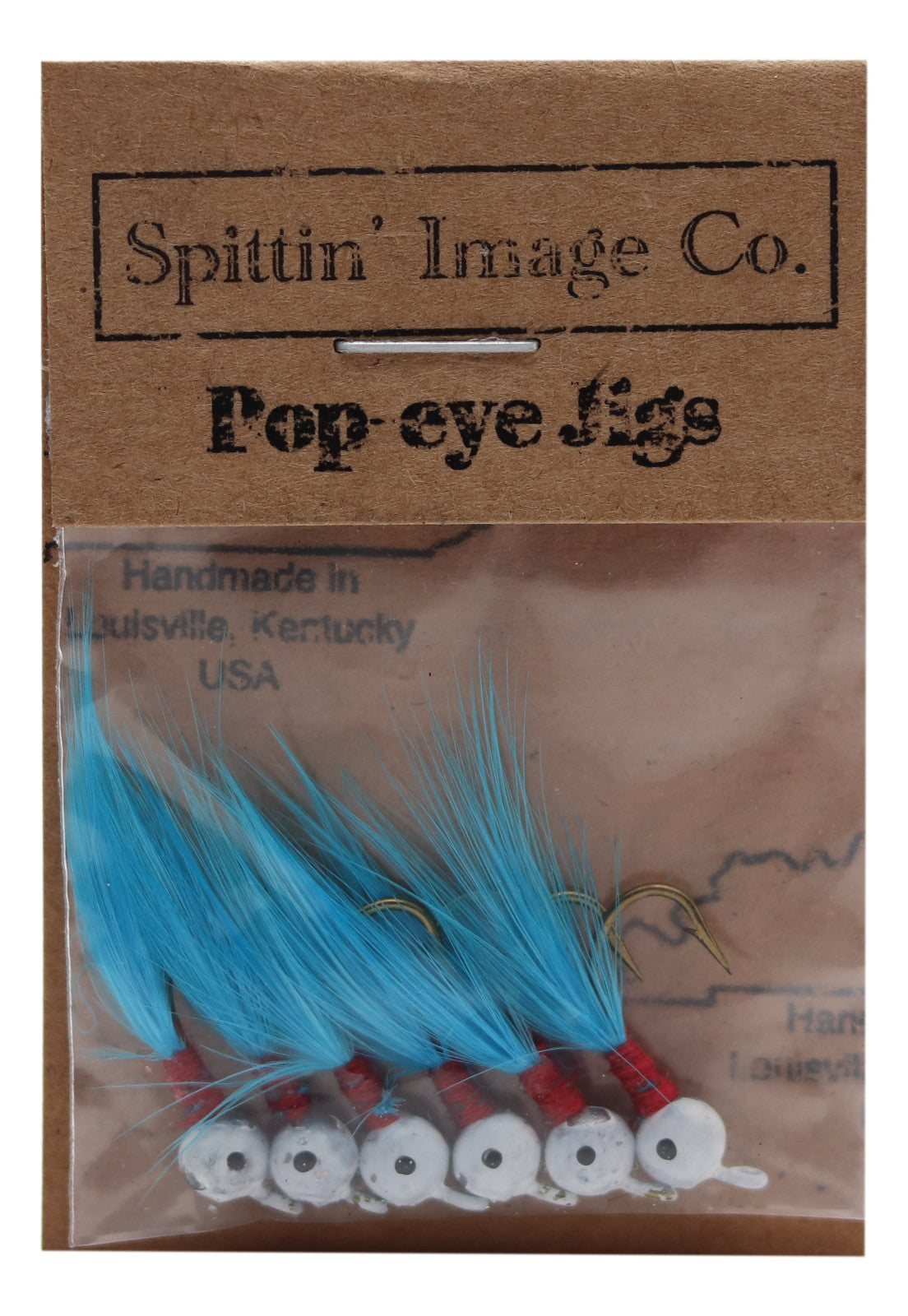 Artificial Fishing Jigs - 1/20 oz Flies with Hand Tied Feathers - 6 Pack