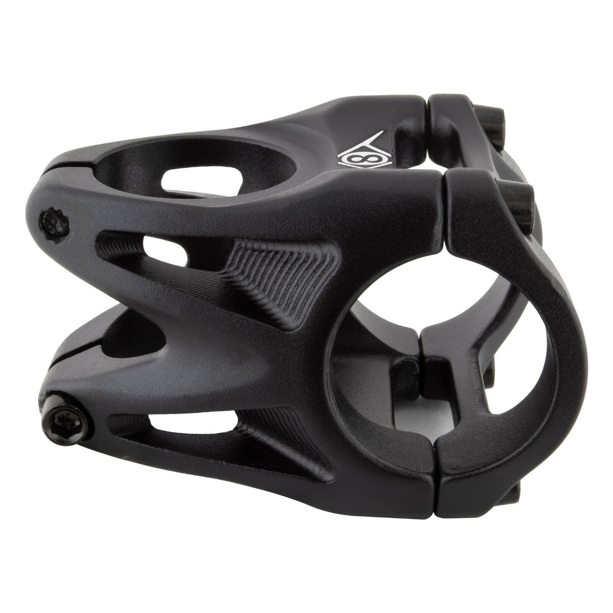 Bike Stem Bar Clamp - Black MTB Enduro Trail 35mm & 31.8mm