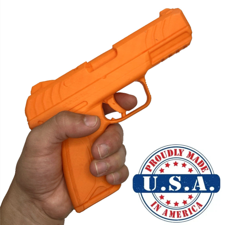 Training Gun Prop Ruger Security-9 1:1 Scale Non-Functional Replica Orange