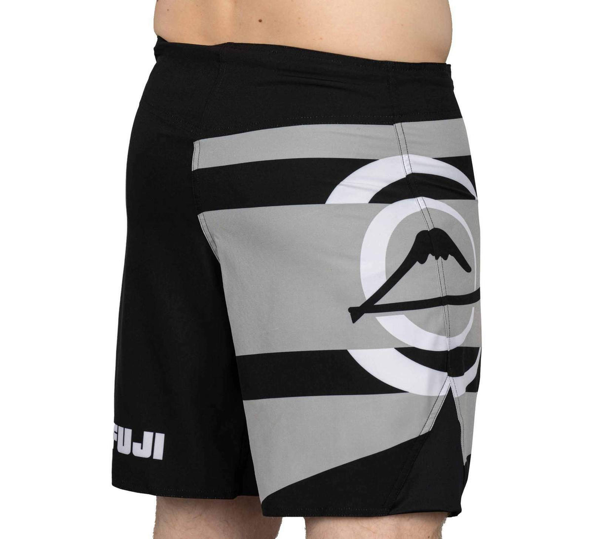 Mens MMA No Gi Grappling Fight Board Shorts - Light Weight Stretch Fabric