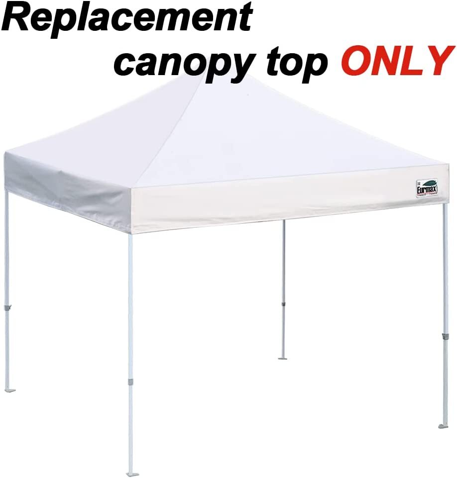 10x10 Replacement Canopy Top Cover for EZ UP & Instant Tents - Water-Resistant UV Block