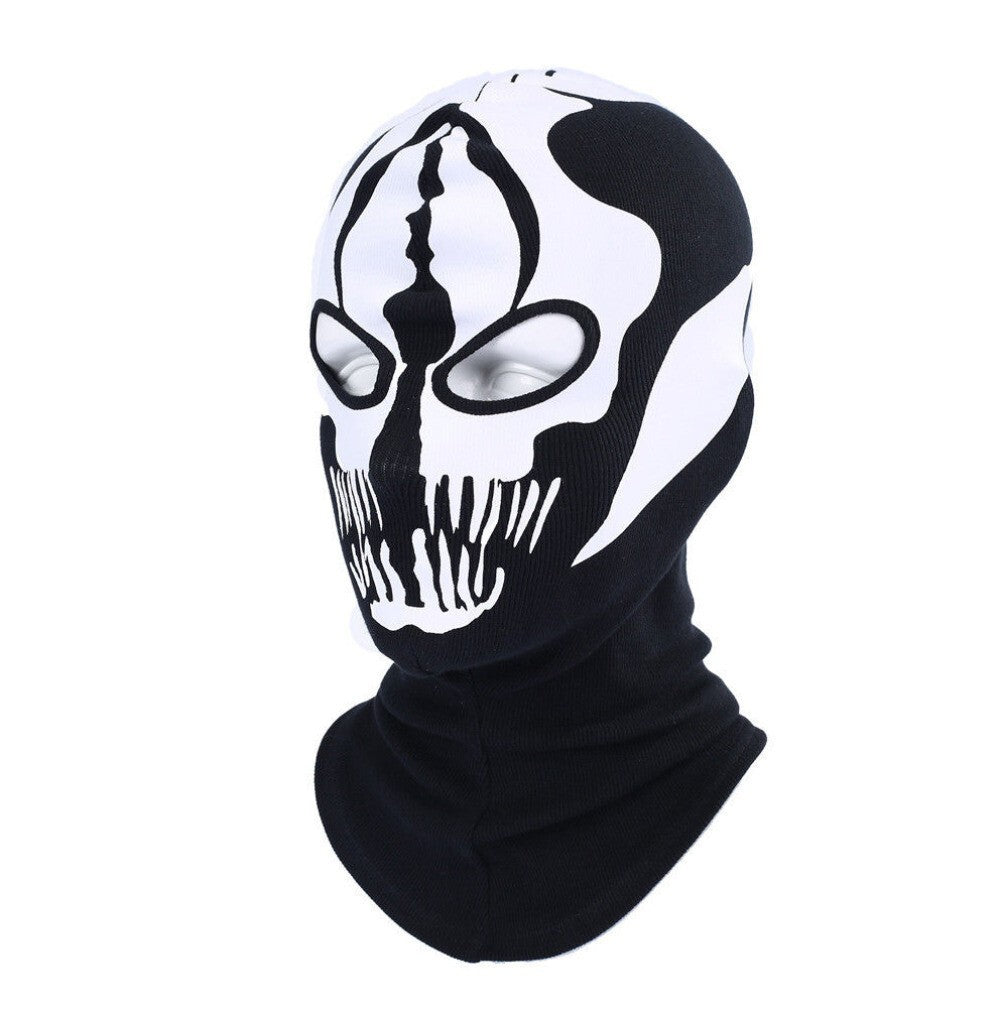 Unisex Motorcycle Balaclava Hood Full Face Cover Skull Mask for Outdoor Activities