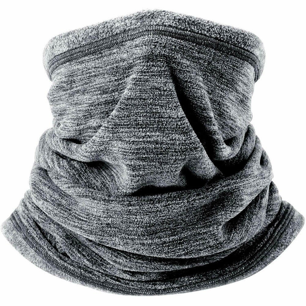 Winter Neck Gaiter Face Mask - Windproof Fleece Scarf for Cold Weather