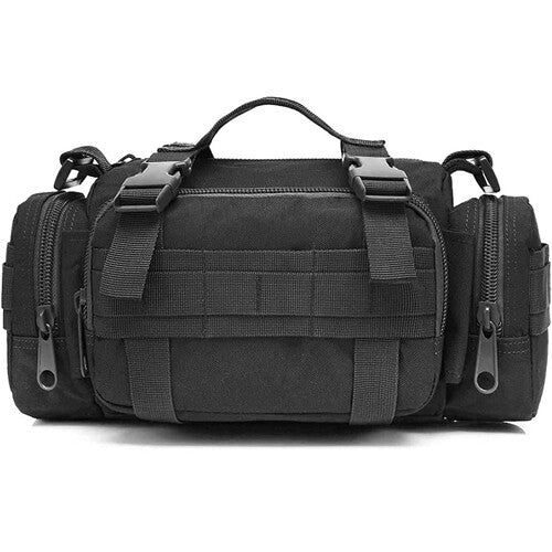 Military Tactical Waist Bag Outdoor Camping Fishing Pouch with Multiple Compartments