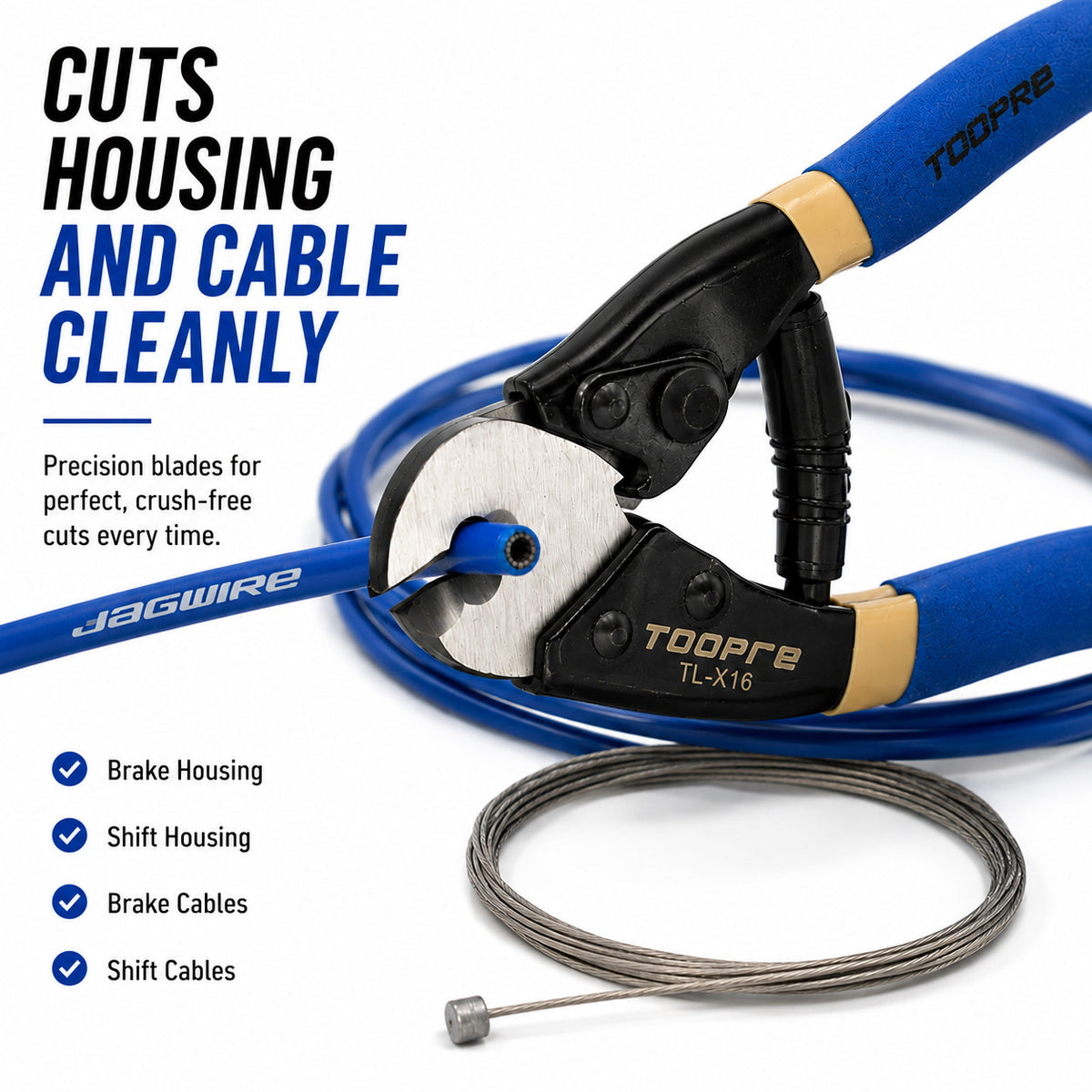 Bicycle Cable and Housing Cutter Tool for MTB & Road Bikes