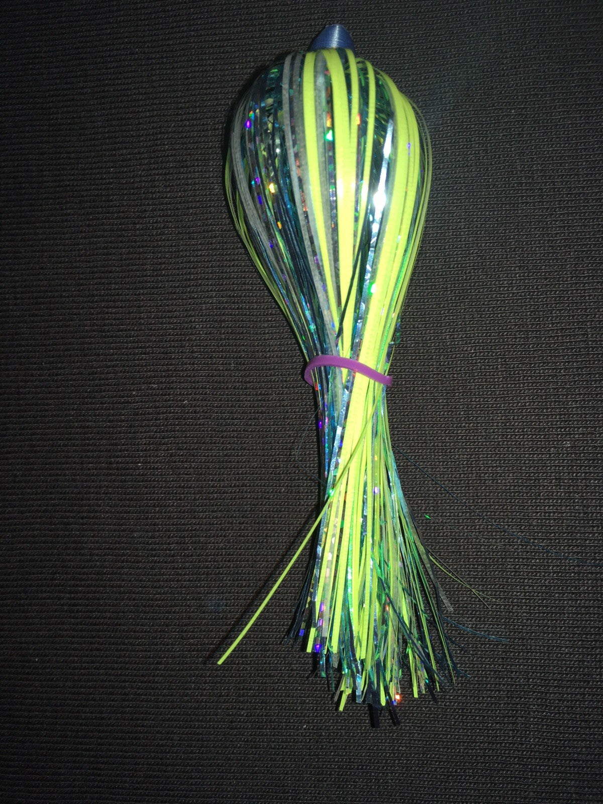 Salmon Trolling Flies Pack of 4 - Unrigged Silver & Green Fish Lures