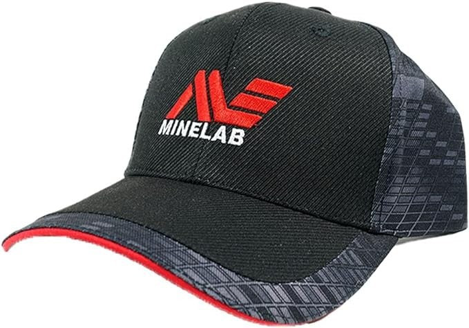 Minelab Camo Hat - Low Profile Metal Detector Hat with Embroidered Logo
