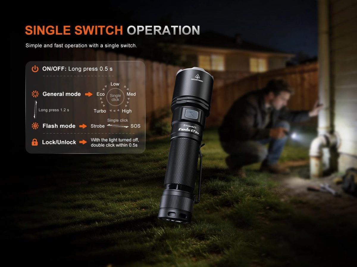 Rechargeable LED Flashlight 4600 Lumen Waterproof Duty Light with Magnetic Tail