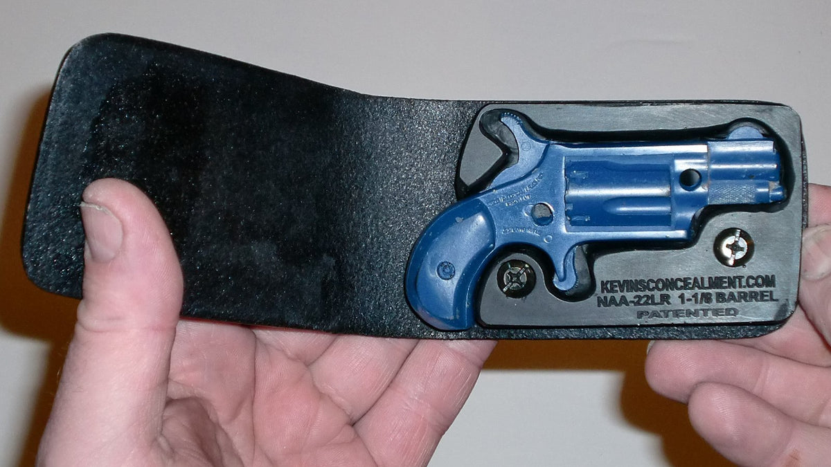 Concealed Wallet Holster for NAA 22LR 1-1/8 Barrel - Right or Left Hand