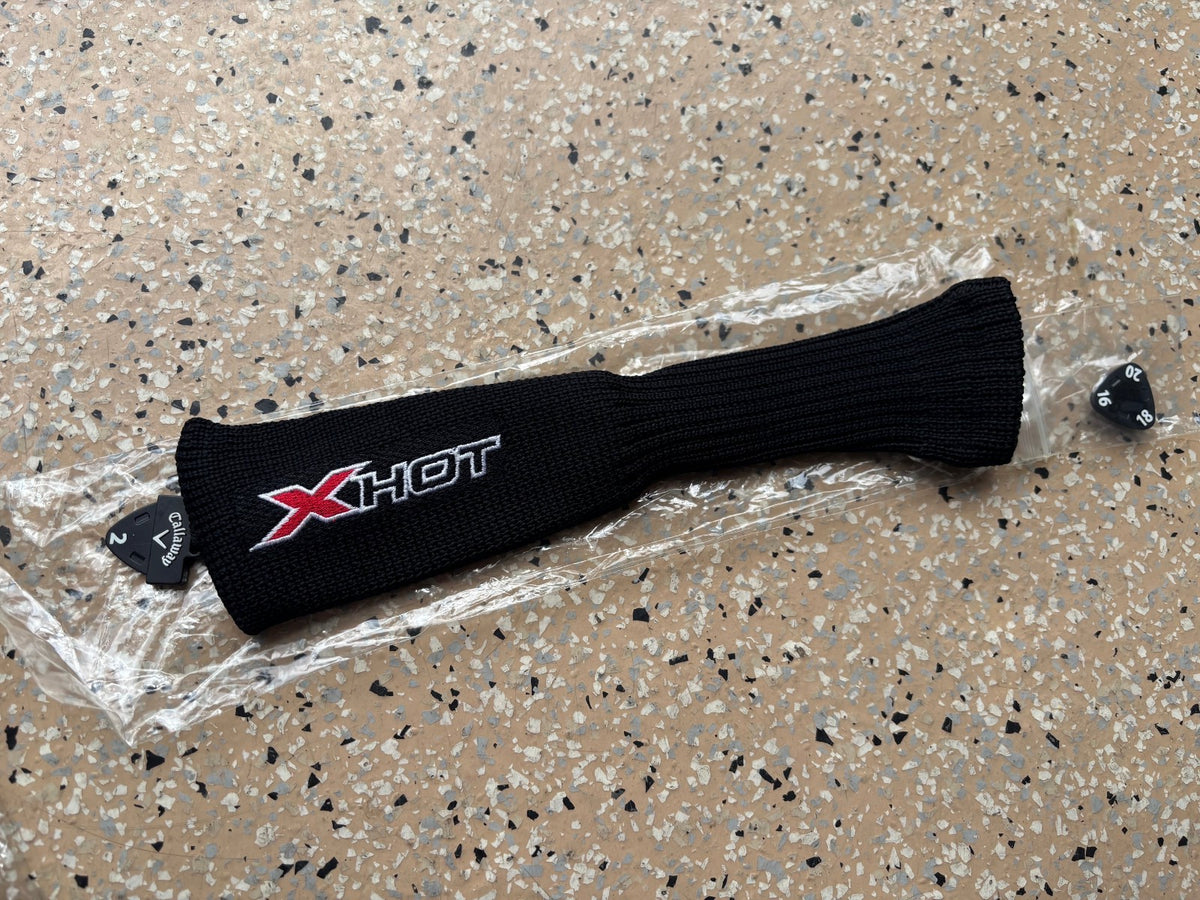 Set of 4 Callaway X-Hot Hybrid Headcovers - Sock Style, Adjustable Numbers