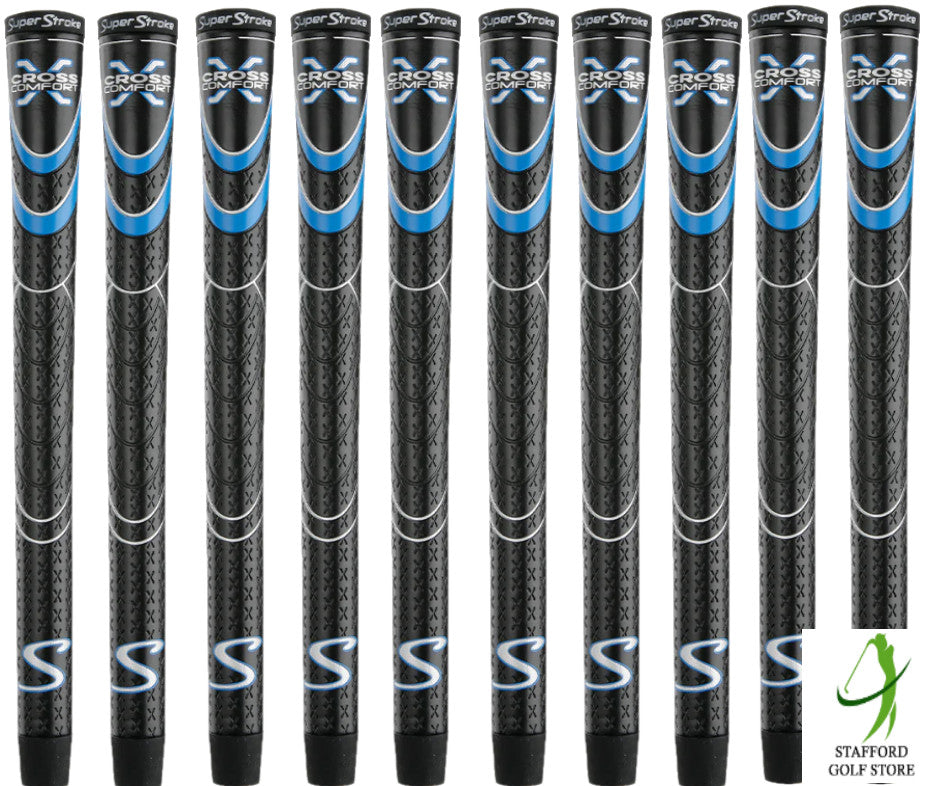 Golf Grip Set - Super Stroke Cross Comfort Undersize, Standard, Midsize & Jumbo