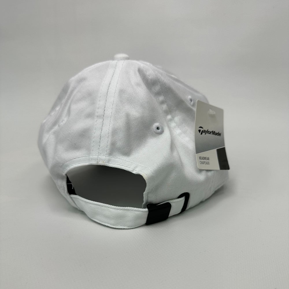 Women's Cotton Adjustable Golf Hat with UV Protection - White