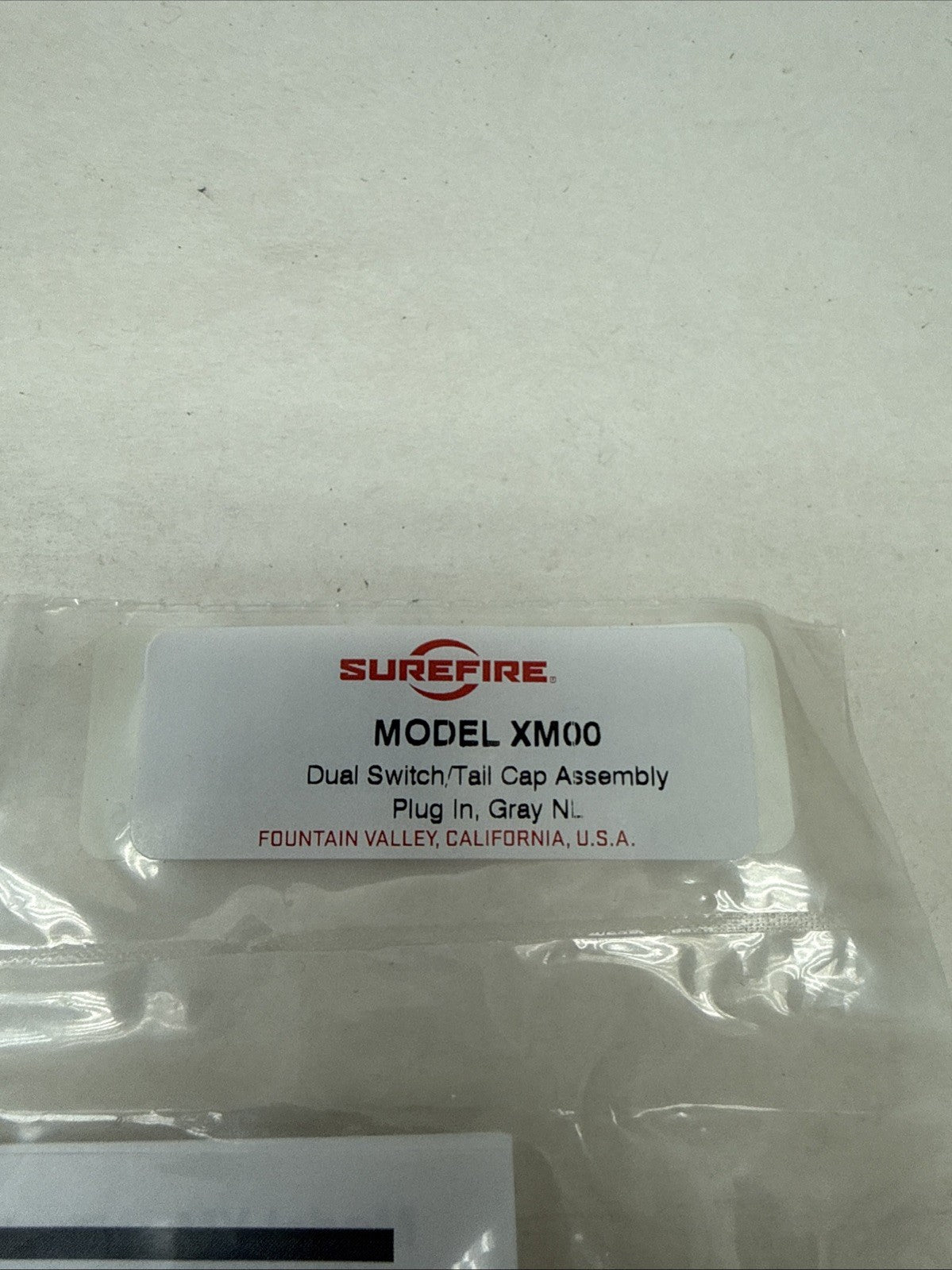 SureFire XM Dual Switch Tailcap for Millennium 660 M951 M952 M962 Flashlights