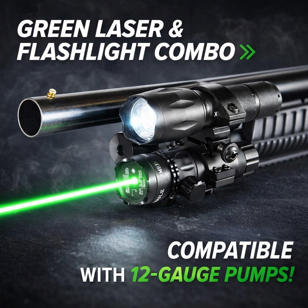 Shotgun Laser and Flashlight Combo Kit for Mossberg 500, 590, Maverick 88