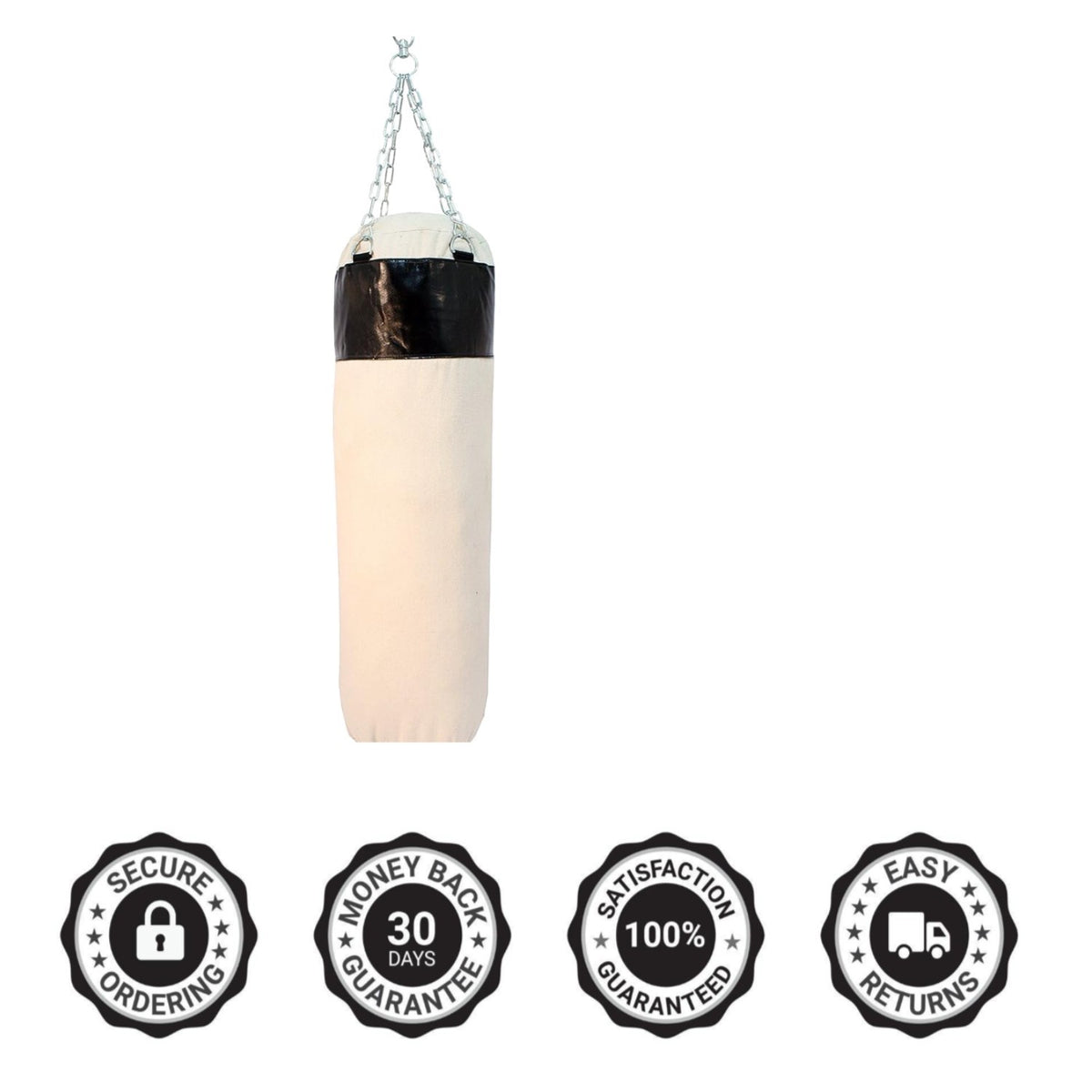 Multicolored Canvas Punching Bag 50 Inch for Boxing Training & Exercise