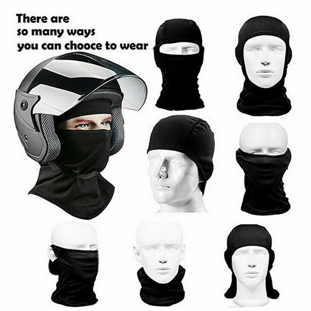 Full Face Motorcycle Cycling Mask Balaclava Headgear - 1/3 Pack