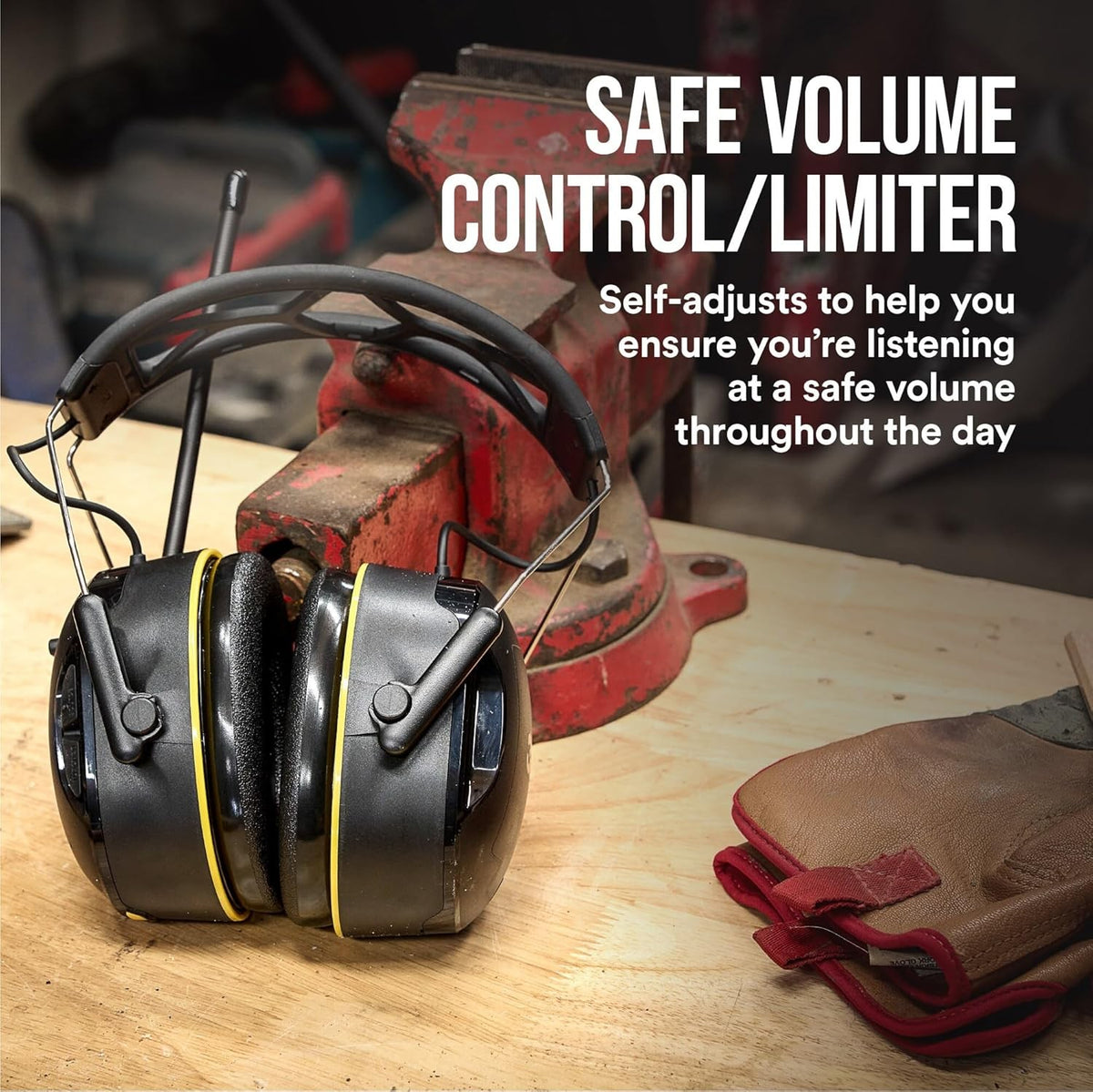 3M Wireless Hearing Protector with Bluetooth, AM/FM Radio & Noise Reduction