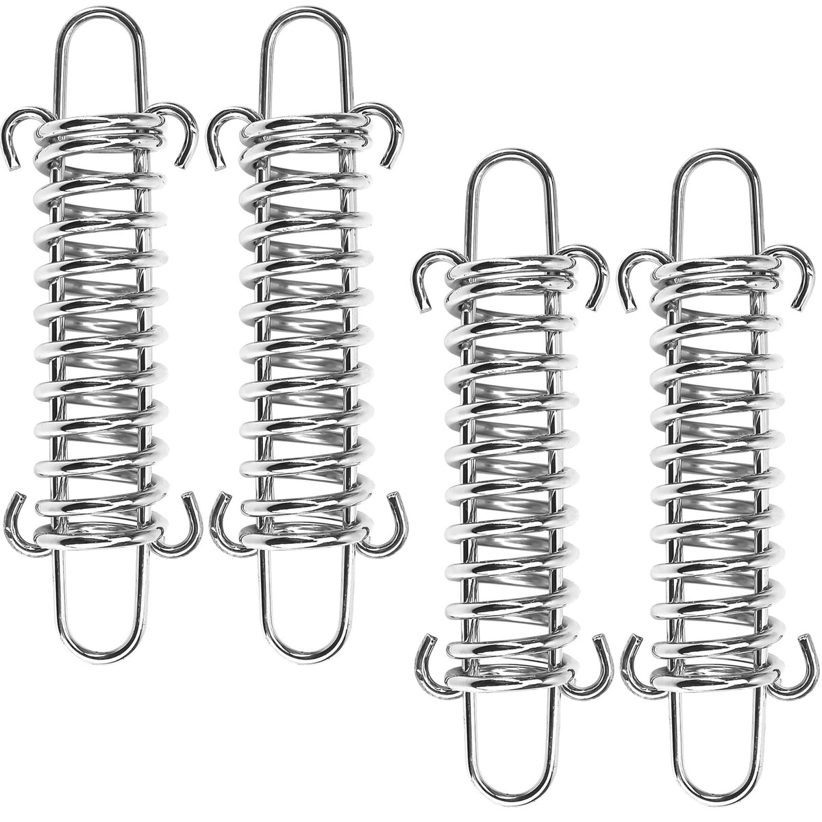 Heavy Duty Stainless Steel Tension Springs for Awnings and Camping Gear - 4pcs