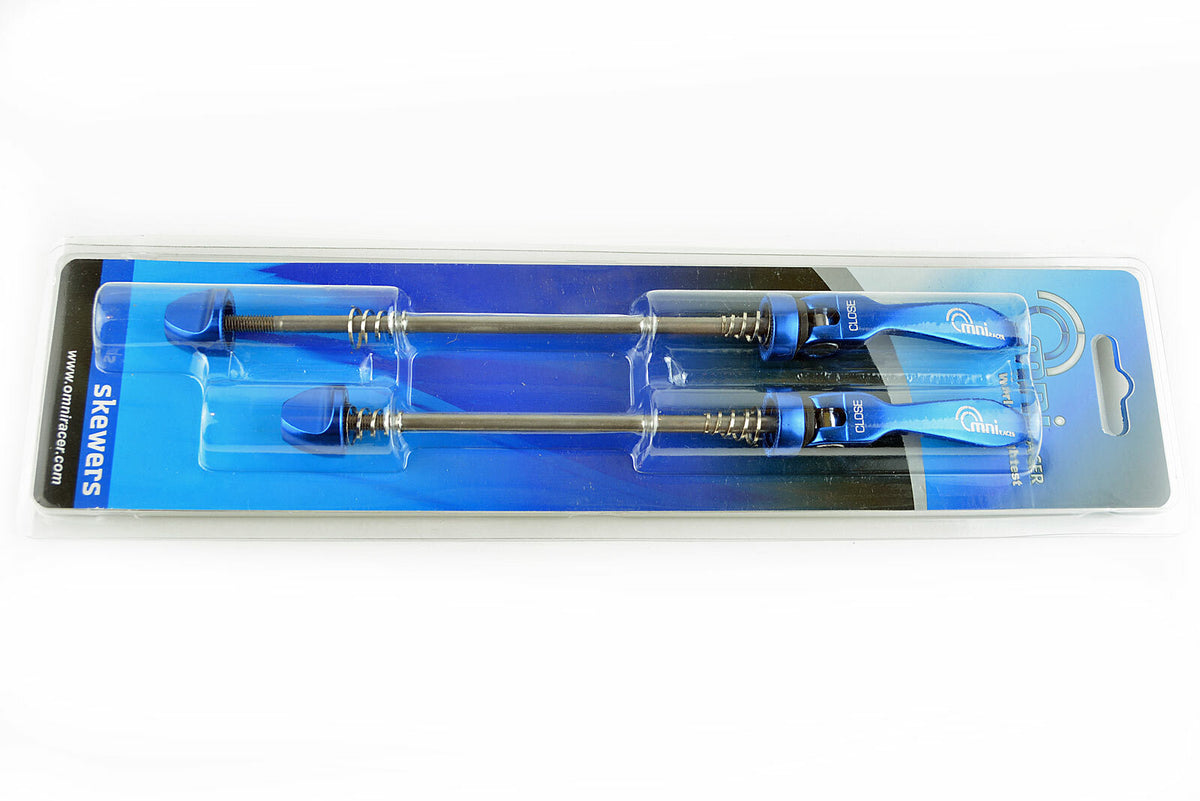 Lightweight Bicycle Wheel Skewers Set for Road & Mountain Bikes - Stainless Steel