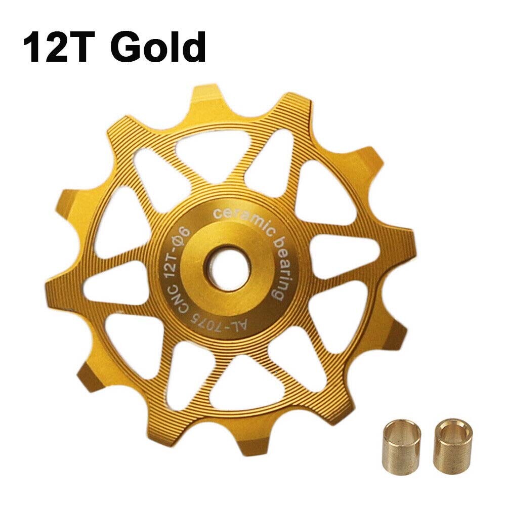 Bike Rear Derailleur Pulley 12T 14T Ceramic Bearing Guide Wheel Parts