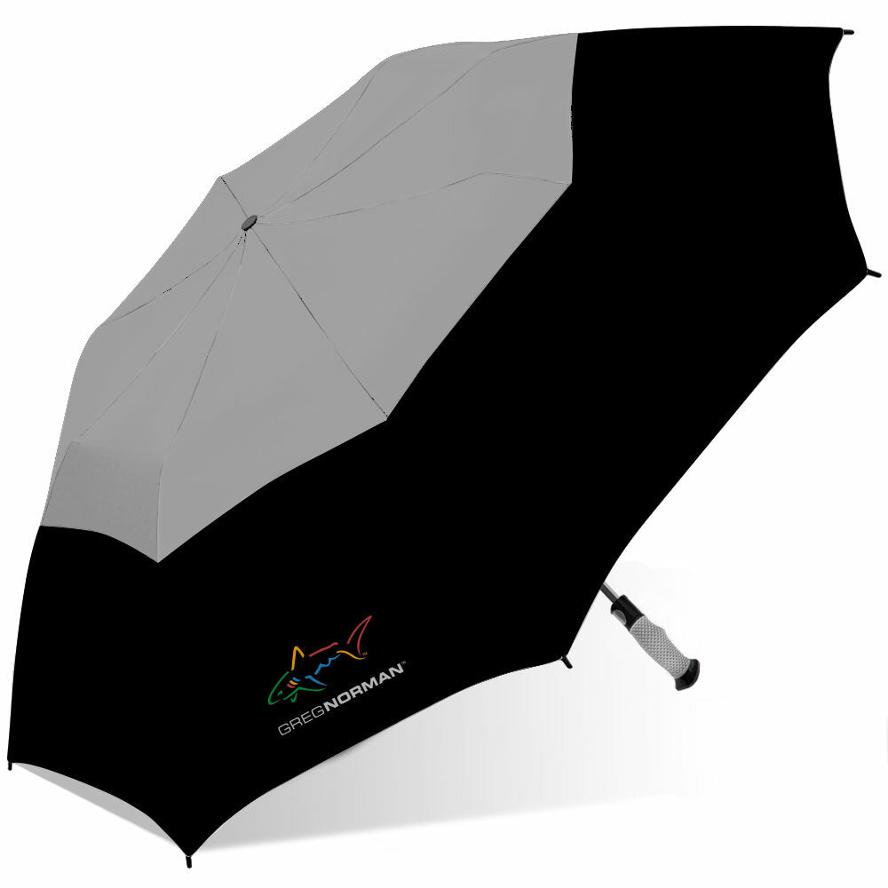 Greg Norman Shark 56-Inch Double Canopy Folding 2-Person Umbrella - All Colors