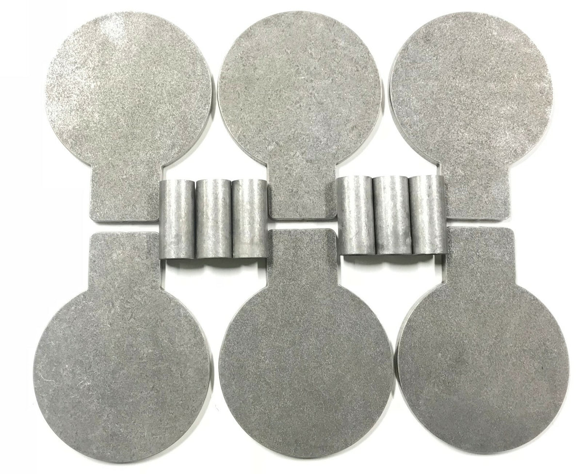 Heavy Duty Steel Target Plate Rack DIY Kit with AR500 Paddles & Pivot Tubes