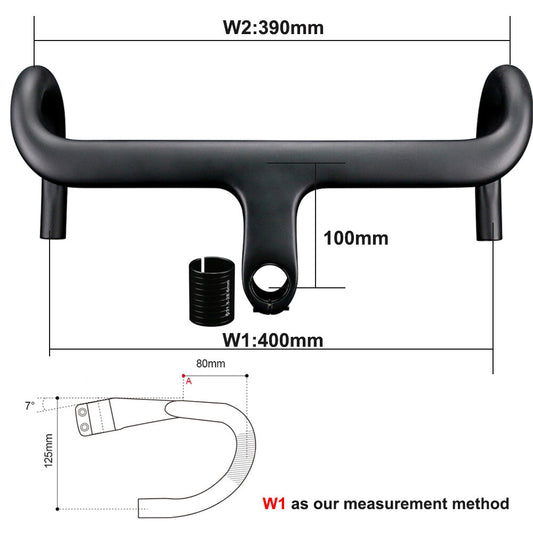 Carbon Drop Handlebar for Road Bikes - Ultralight & Strong Integration