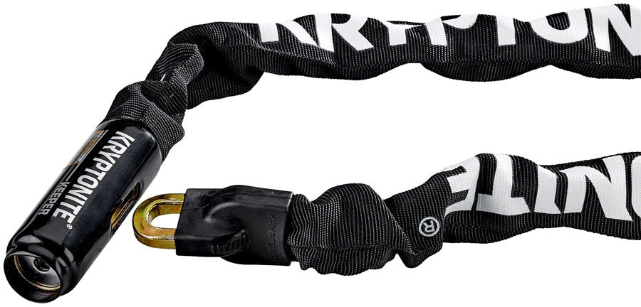 120cm Steel Bike Chain Lock with Key and End Link Design - Heavy Duty Security
