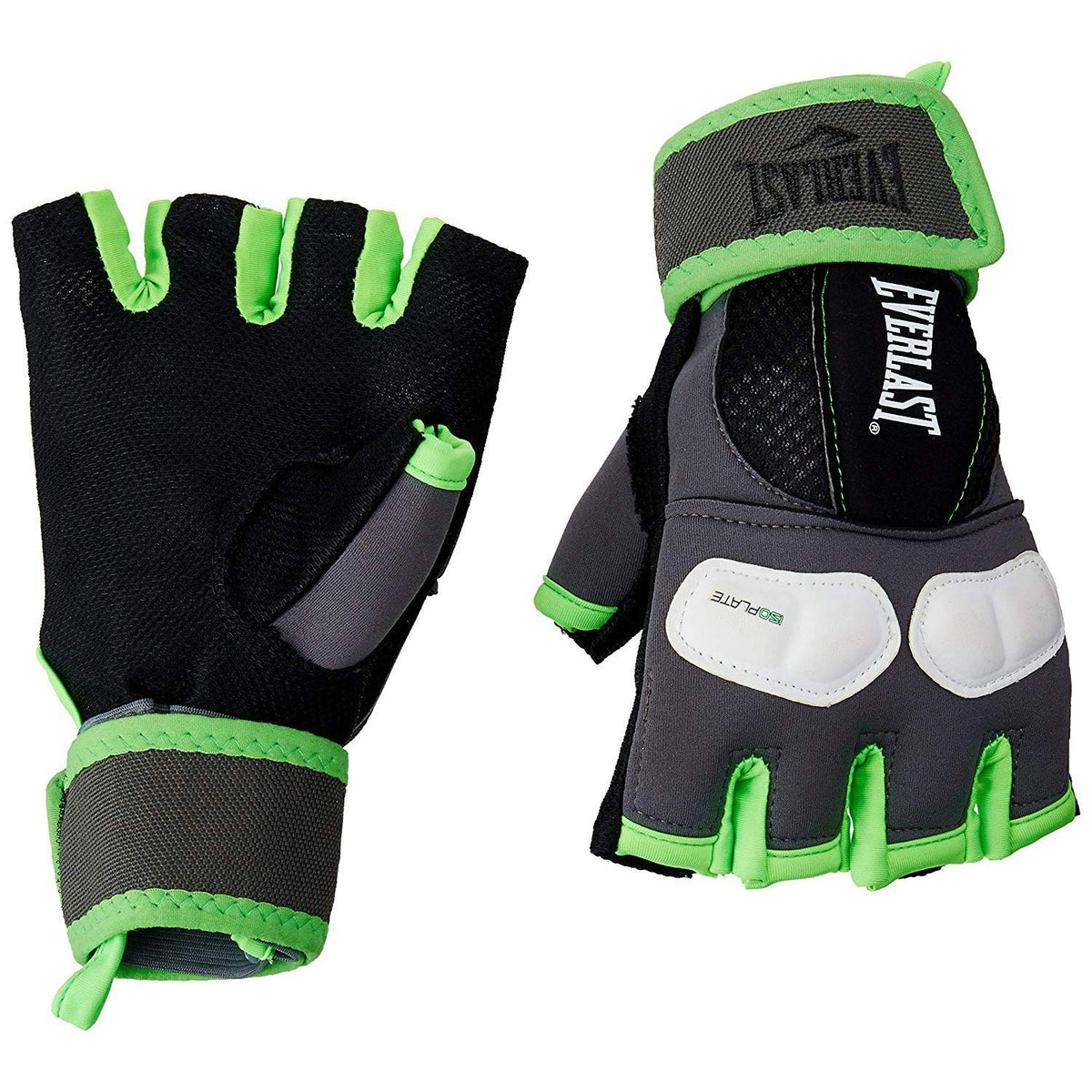 Extra Large Boxing Gloves and Gel Hand Wraps Set - Black