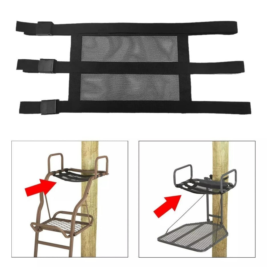 Universal Tree Stand Seat Replacement - Adjustable Outdoor Ladder Stand Seat