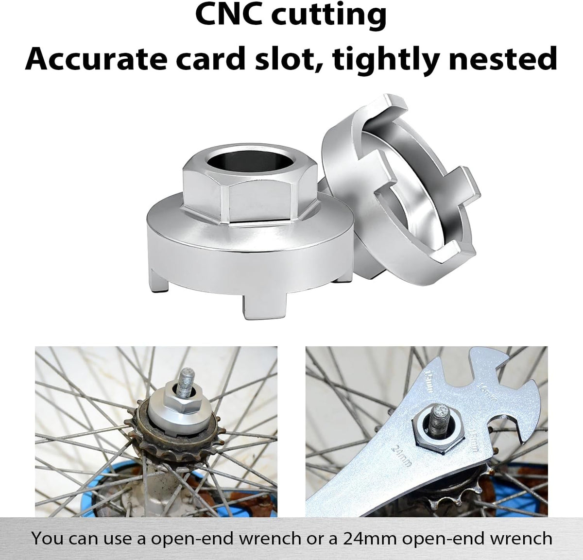 Bicycle Freewheel Remover Tool for 4-Notch BMX & Single-Speed Bikes