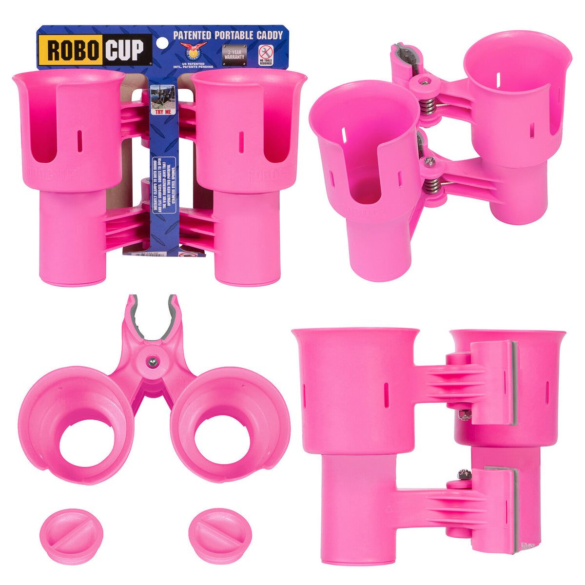 Multi-Color RoboCup Bundle with Holster and Plus - Durable Portable Clamping Tool